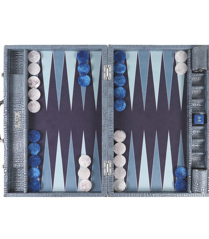 Mavi Vitage Timsah Kroko Tavla